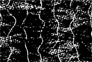 Çizik ve çiziklerle dolu siyah beyaz bir arka plan. Soyut vektör illüstrasyonu.