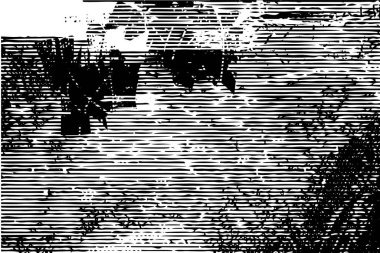 Çizik ve çiziklerle dolu siyah beyaz bir arka plan. Soyut vektör illüstrasyonu.