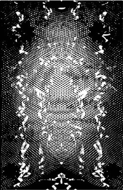 Çizik ve çiziklerle dolu siyah beyaz bir arka plan. Soyut vektör illüstrasyonu.