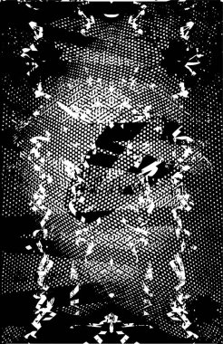 Çizik ve çiziklerle dolu siyah beyaz bir arka plan. Soyut vektör illüstrasyonu.