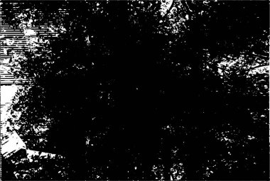 Çizik ve çiziklerle dolu siyah beyaz bir arka plan. Soyut vektör illüstrasyonu.