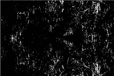 Çizik ve çiziklerle dolu siyah beyaz bir arka plan. Soyut vektör illüstrasyonu.