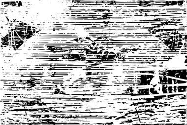 Çizik ve çiziklerle dolu siyah beyaz bir arka plan. Soyut vektör illüstrasyonu.