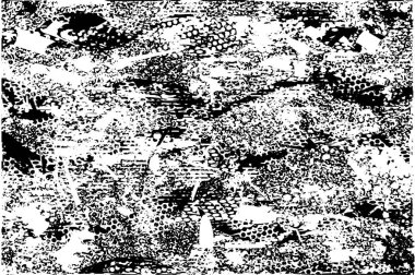 Çizik ve çiziklerle dolu siyah beyaz bir arka plan. Soyut vektör illüstrasyonu.