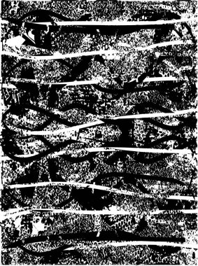 Çizik ve çiziklerle dolu siyah beyaz bir arka plan. Soyut vektör illüstrasyonu.