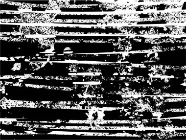 Çizik ve çiziklerle dolu siyah beyaz bir arka plan. Soyut vektör illüstrasyonu.