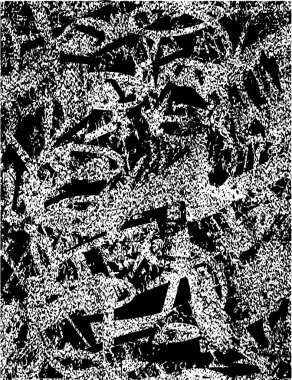 Çizik ve çiziklerle dolu siyah beyaz bir arka plan. Soyut vektör illüstrasyonu.