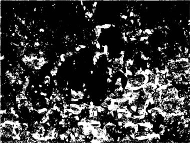 Çizik ve çiziklerle dolu siyah beyaz bir arka plan. Soyut vektör illüstrasyonu.