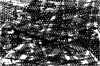 Çizik ve çiziklerle dolu siyah beyaz bir arka plan. Soyut vektör illüstrasyonu.