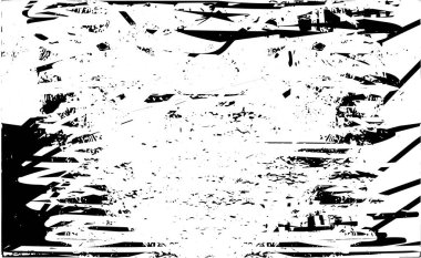 Çizik ve çiziklerle dolu siyah beyaz bir arka plan. Soyut vektör illüstrasyonu.