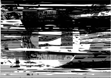 Siyah beyaz desenli, noktalı, lekeli, çizik ve çizikli sıkıntılı bir arkaplan. Soyut vektör illüstrasyonu.