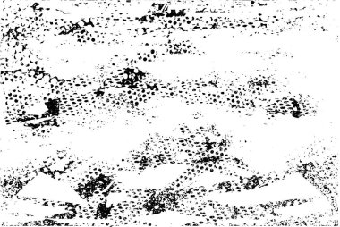 Çizik ve çiziklerle dolu siyah beyaz bir arka plan. Soyut vektör illüstrasyonu.