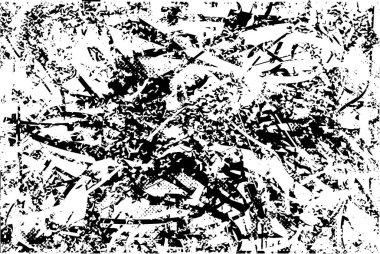 Çizik ve çiziklerle dolu siyah beyaz bir arka plan. Soyut vektör illüstrasyonu.