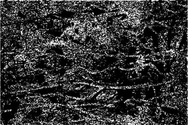 Siyah beyaz desenli, noktalı, lekeli, çizik ve çizikli sıkıntılı bir arkaplan. Soyut vektör illüstrasyonu.