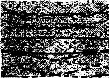 Çizik ve çiziklerle dolu siyah beyaz bir arka plan. Soyut vektör illüstrasyonu.