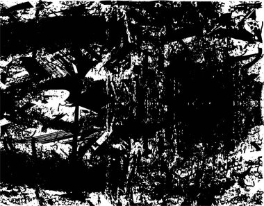 Çizik ve çiziklerle dolu siyah beyaz bir arka plan. Soyut vektör illüstrasyonu.