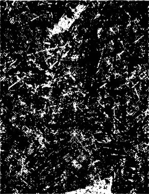 Çizik ve çiziklerle dolu siyah beyaz bir arka plan. Soyut vektör illüstrasyonu.