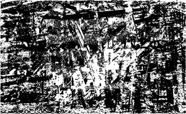 Çizik ve çiziklerle dolu siyah beyaz bir arka plan. Soyut vektör illüstrasyonu.