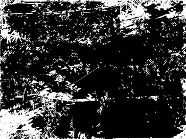 Çizik ve çiziklerle dolu siyah beyaz bir arka plan. Soyut vektör illüstrasyonu.