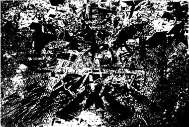 Çizik ve çiziklerle dolu siyah beyaz bir arka plan. Soyut vektör illüstrasyonu.