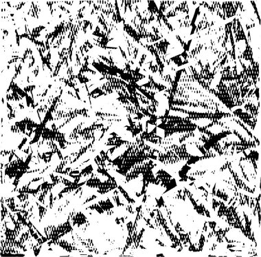 Çizik ve çiziklerle dolu siyah beyaz bir arka plan. Soyut vektör illüstrasyonu.