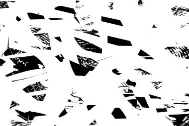 Çizik ve çiziklerle dolu siyah beyaz bir arka plan. Soyut vektör illüstrasyonu.