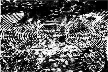 Çizik ve çiziklerle dolu siyah beyaz bir arka plan. Soyut vektör illüstrasyonu.