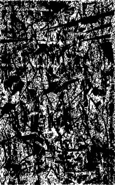 Çizik ve çiziklerle dolu siyah beyaz bir arka plan. Soyut vektör illüstrasyonu.