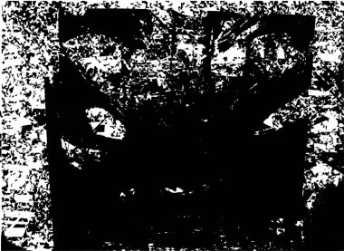 Çizik ve çiziklerle dolu siyah beyaz bir arka plan. Soyut vektör illüstrasyonu.