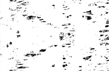 Çizik ve çiziklerle dolu siyah beyaz bir arka plan. Soyut vektör illüstrasyonu.