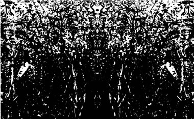 Çizik ve çiziklerle dolu siyah beyaz bir arka plan. Soyut vektör illüstrasyonu.