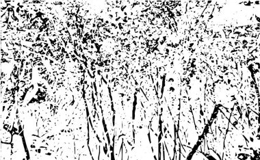 Çizik ve çiziklerle dolu siyah beyaz bir arka plan. Soyut vektör illüstrasyonu.