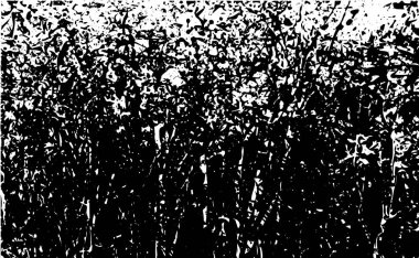 Çizik ve çiziklerle dolu siyah beyaz bir arka plan. Soyut vektör illüstrasyonu.