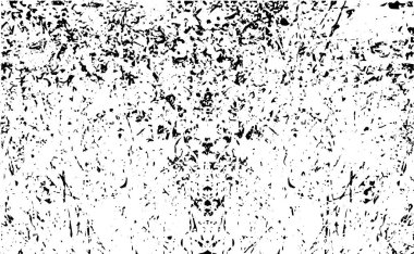 Çizik ve çiziklerle dolu siyah beyaz bir arka plan. Soyut vektör illüstrasyonu.