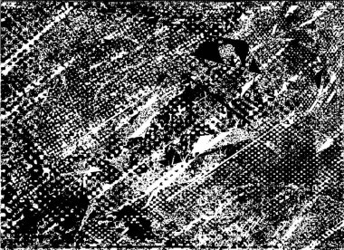 Çizik ve çiziklerle dolu siyah beyaz bir arka plan. Soyut vektör illüstrasyonu.