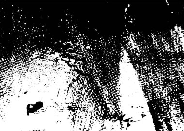 Çizik ve çiziklerle dolu siyah beyaz bir arka plan. Soyut vektör illüstrasyonu.