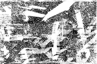 Çizik ve çiziklerle dolu siyah beyaz bir arka plan. Soyut vektör illüstrasyonu.