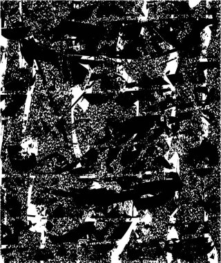 Çizik ve çiziklerle dolu siyah beyaz bir arka plan. Soyut vektör illüstrasyonu.