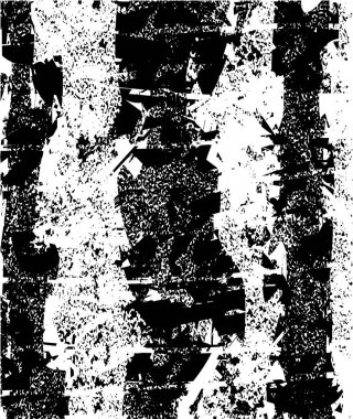 Çizik ve çiziklerle dolu siyah beyaz bir arka plan. Soyut vektör illüstrasyonu.