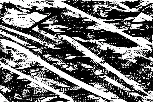 Çizik ve çiziklerle dolu siyah beyaz bir arka plan. Soyut vektör illüstrasyonu.