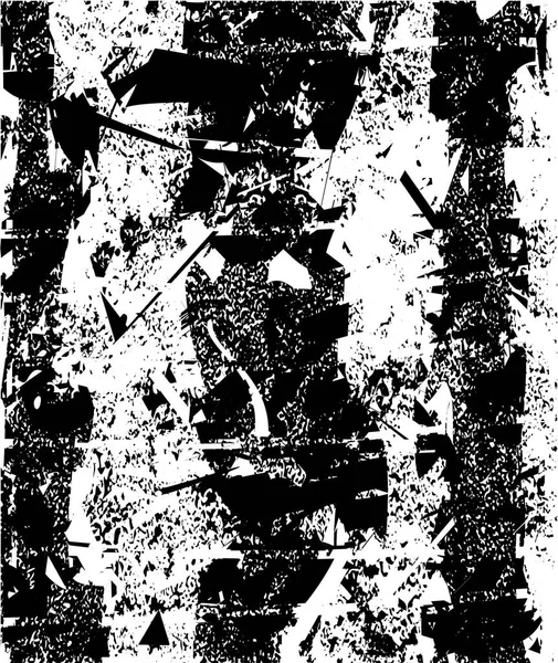 Çizik ve çiziklerle dolu siyah beyaz bir arka plan. Soyut vektör illüstrasyonu.