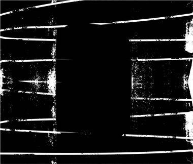 Çizik ve çiziklerle dolu siyah beyaz bir arka plan. Soyut vektör illüstrasyonu.