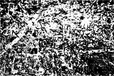 Çizik ve çiziklerle dolu siyah beyaz bir arka plan. Soyut vektör illüstrasyonu.