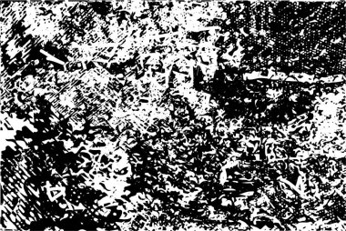 Çizik ve çiziklerle dolu siyah beyaz bir arka plan. Soyut vektör illüstrasyonu.