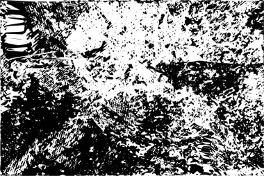 Çizik ve çiziklerle dolu siyah beyaz bir arka plan. Soyut vektör illüstrasyonu.