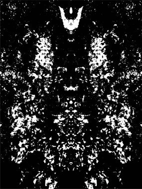 Çizik ve çiziklerle dolu siyah beyaz bir arka plan. Soyut vektör illüstrasyonu.