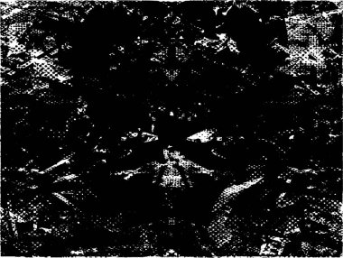 Çizik ve çiziklerle dolu siyah beyaz bir arka plan. Soyut vektör illüstrasyonu.