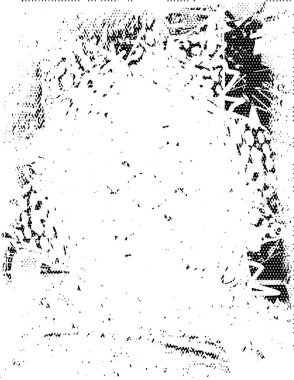 Çizik ve çiziklerle dolu siyah beyaz bir arka plan. Soyut vektör illüstrasyonu.