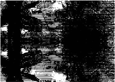 Çizik ve çiziklerle dolu siyah beyaz bir arka plan. Soyut vektör illüstrasyonu.