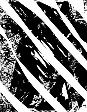 Çizik ve çiziklerle dolu siyah beyaz bir arka plan. Soyut vektör illüstrasyonu.